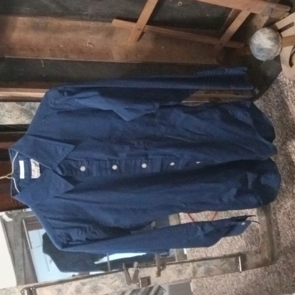 Vintage 60 70 s shirt. "Enduro" by Enro. Blue. - Picture 2 of 4